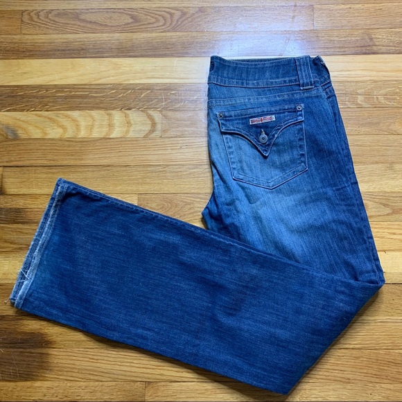 Hudson Jeans Denim - Hudson Jeans Distressed Flap Pocket Bootcut